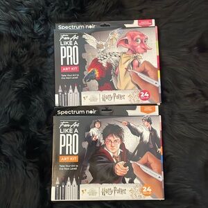 Spectrum noir Harry Potter fan art Art Kit. Harry Potter & Magical Companions